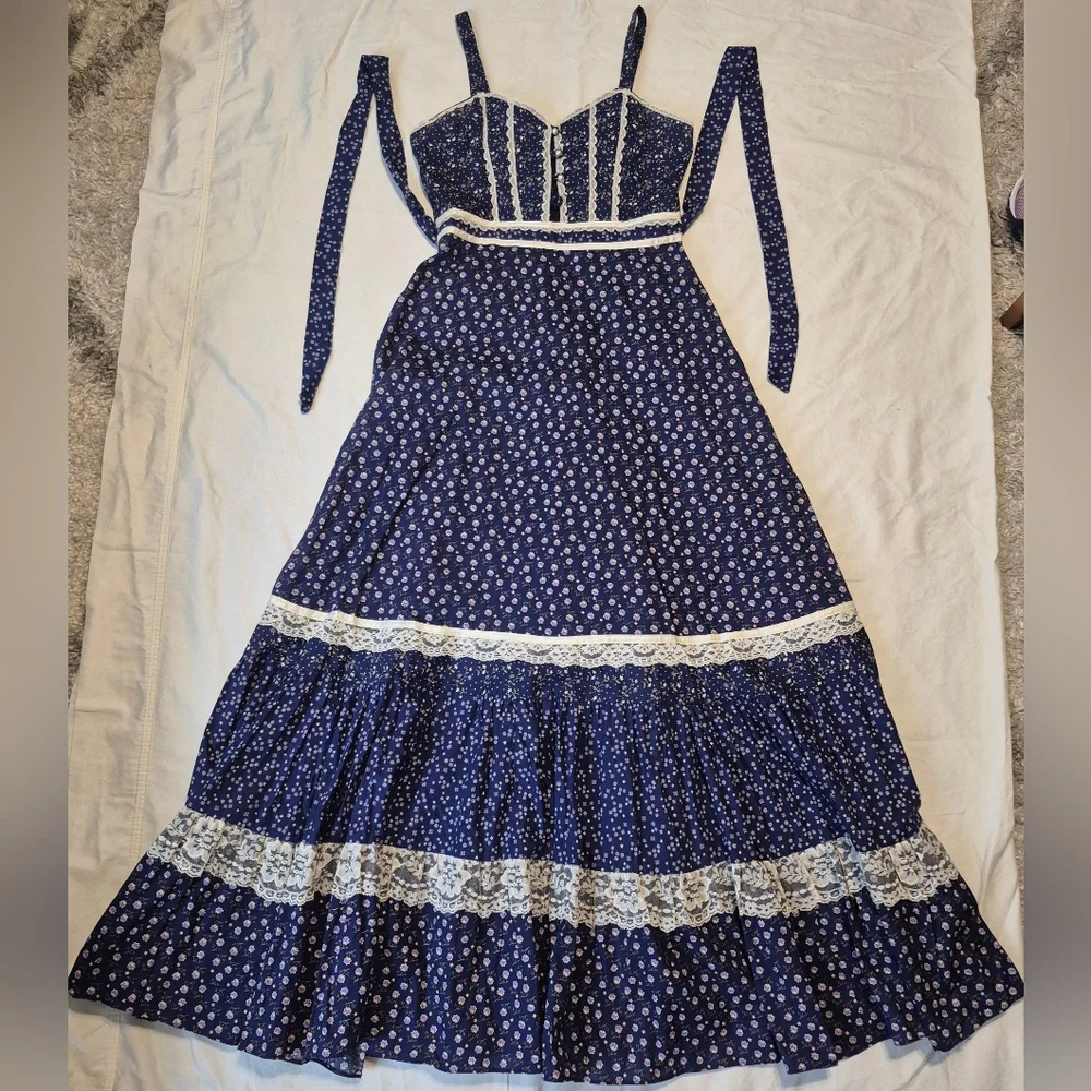 Vintage Gunne Sax Prairie Sundress - Picture 1 of 10